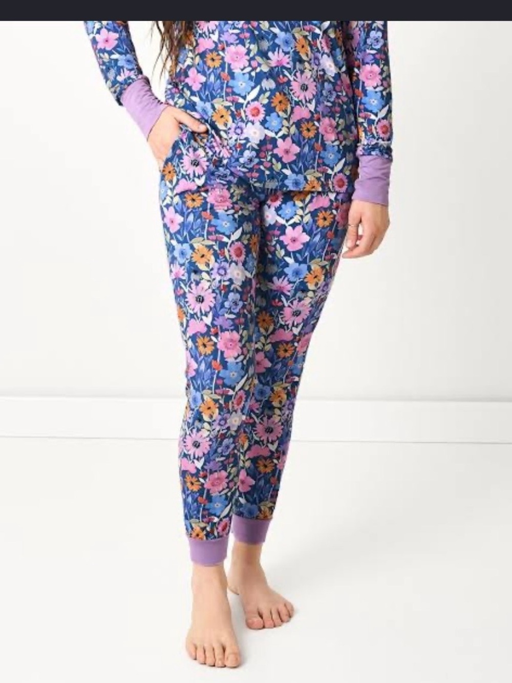 Little Sleepies Dusk Blooms Women’s pajama pants - Picture 3 of 3